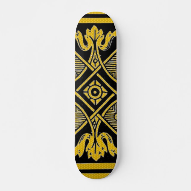 Floral Design Skateboard (Front)