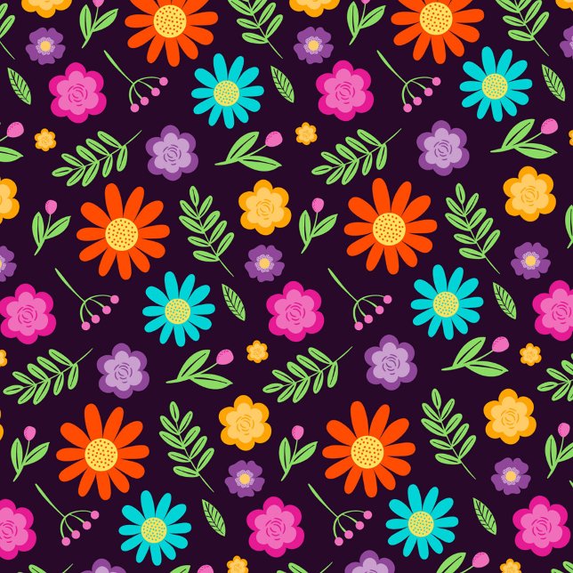 Floral Design Throw Pillow (Creator Uploaded)