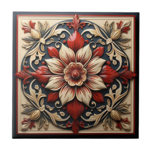 Floral Design Tile