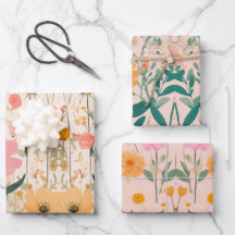 Floral Design Wrapping Paper