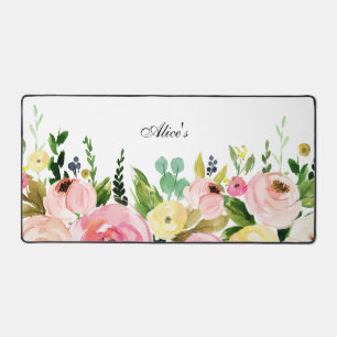 Floral  desk mat