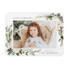 Floral d'hiver | Magnet photo de vacances