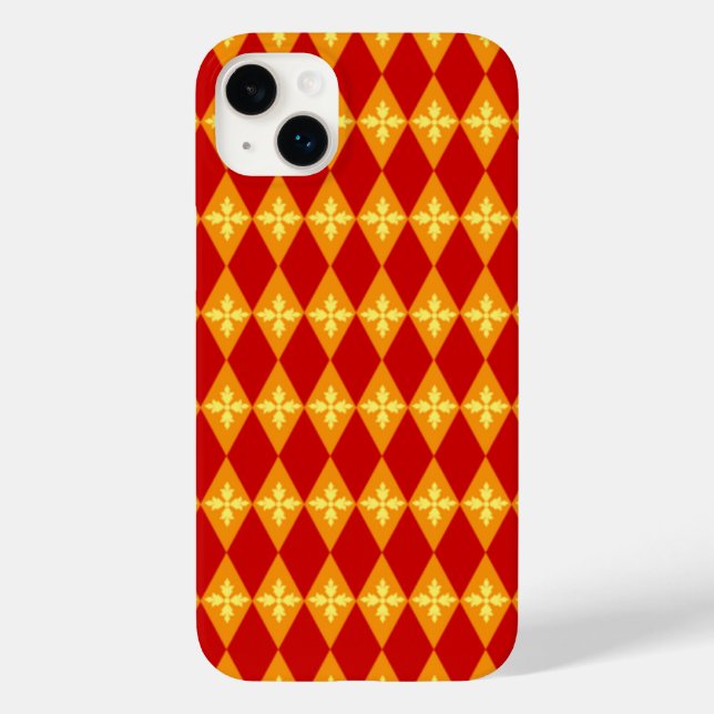 Floral Diamonds Case-Mate iPhone Case (Back)