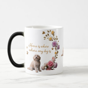 Floral Dog Mom Mug – Morphing Magic Mug