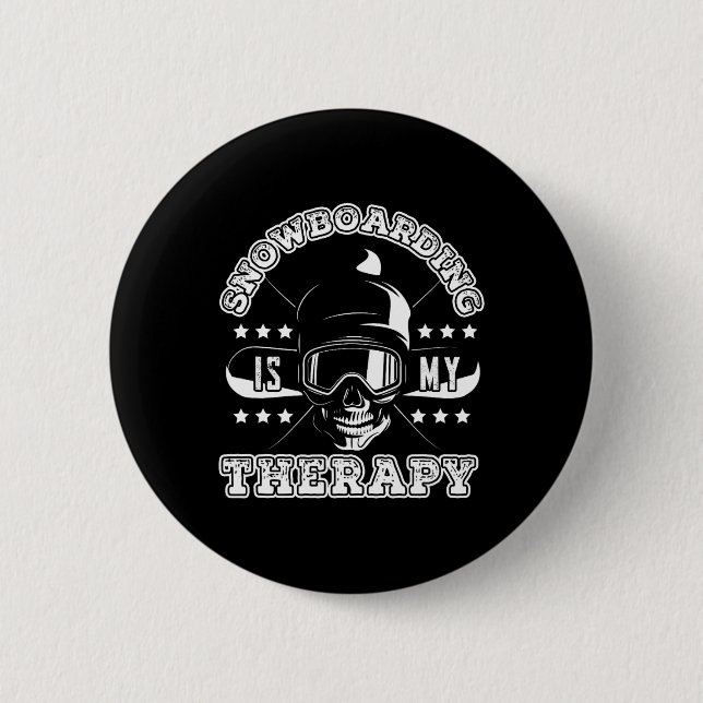 Floral Dog Skeleton  2 Inch Round Button (Front)