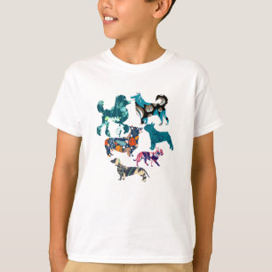 Floral Dogs T-Shirt