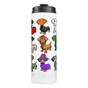 Floral Donkey Animal Halloween Costume Gift Thermal Tumbler