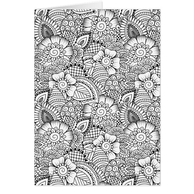 Floral Doodle Pattern (Front)