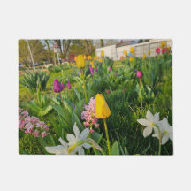 Floral Door Mat