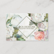 Floral - Double-sided Business Card