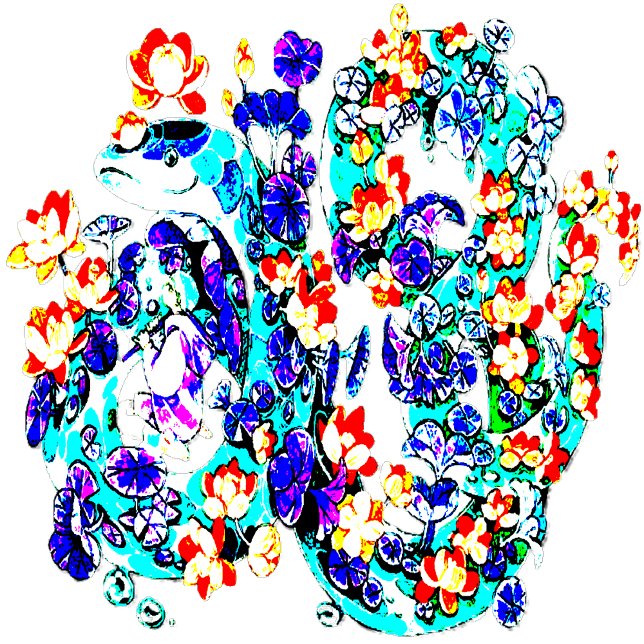 floral dragon sweatshirt (Creator Uploaded)