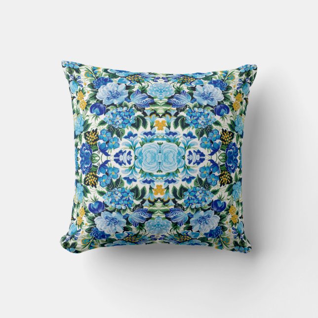 Floral Dreams #5 @ Susiejayne Throw Pillow (Front)