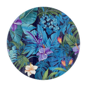 'Floral Dreams' - Tropical floral design Cutting Board
