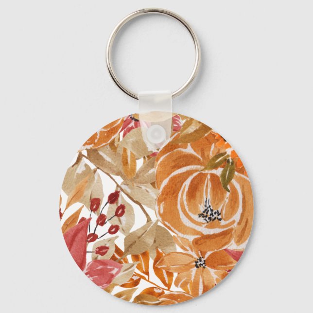 Floral Dresses For Wedding Keychain (Front)