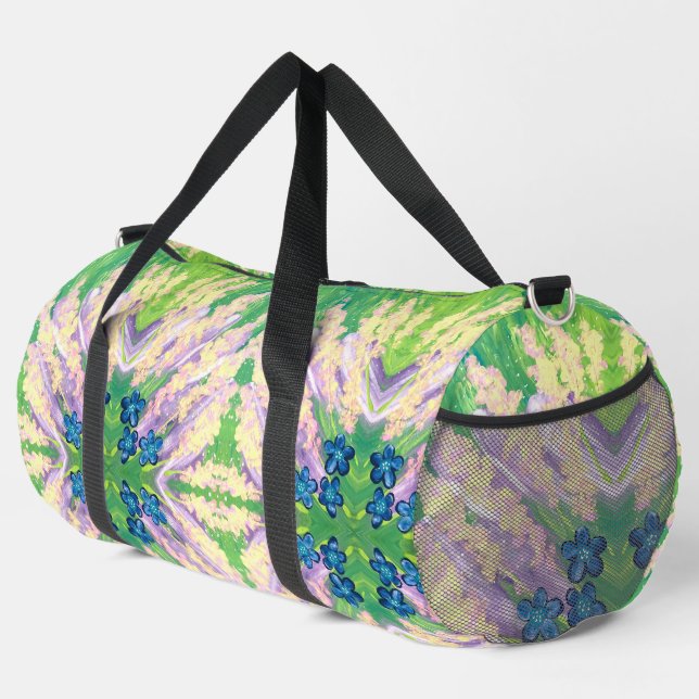 Floral Duffle Bag (Right Corner)