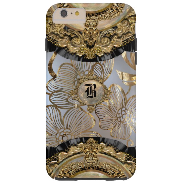 Floral Dusk Viva Monogram Plus Case-Mate iPhone Case (Back)