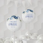 Floral Dusty Blue Botanical Bridal Shower Balloon<br><div class="desc">Decorate your shower venue and tables with these modern floral balloons featuring trendy and popular typography and watercolor bloom. Perfect for other special events like wedding,  birthdays,  anniversary celebrations and much more. 

Easily change the background,  text colour and wording by clicking the "Personalize" button.</div>