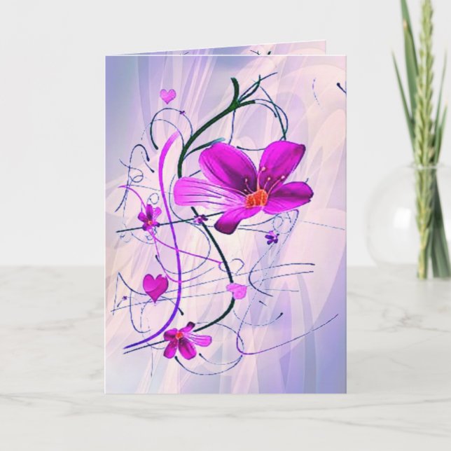 Floral Easter Card (Front)