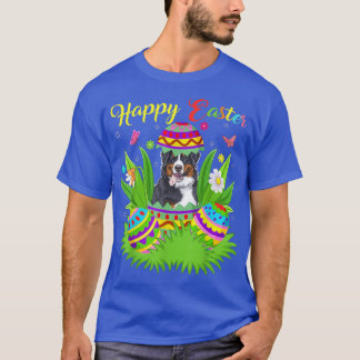Floral Easter Egg Lover Funny Bernese Mountain Dog T-Shirt