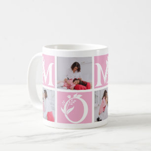 Floral Editable Colour Mom Letter Mother's Day Coffee Mug