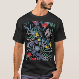 Floral Elegance: Abstract Vintage Background T-Shirt