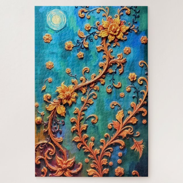  Floral Elegance Jigsaw Puzzle (Vertical)