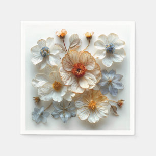 "Floral Elegance Napkins 