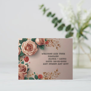 Floral Elegance Postcard