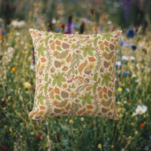Floral Elegance Throw Pillow