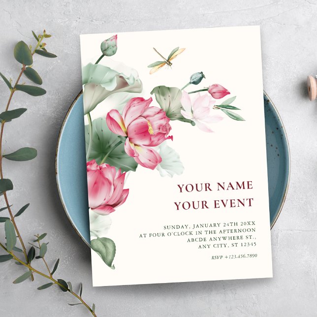 Floral elegant blooming invitation (Creator Uploaded)