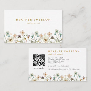 Floral Elegant Business Card