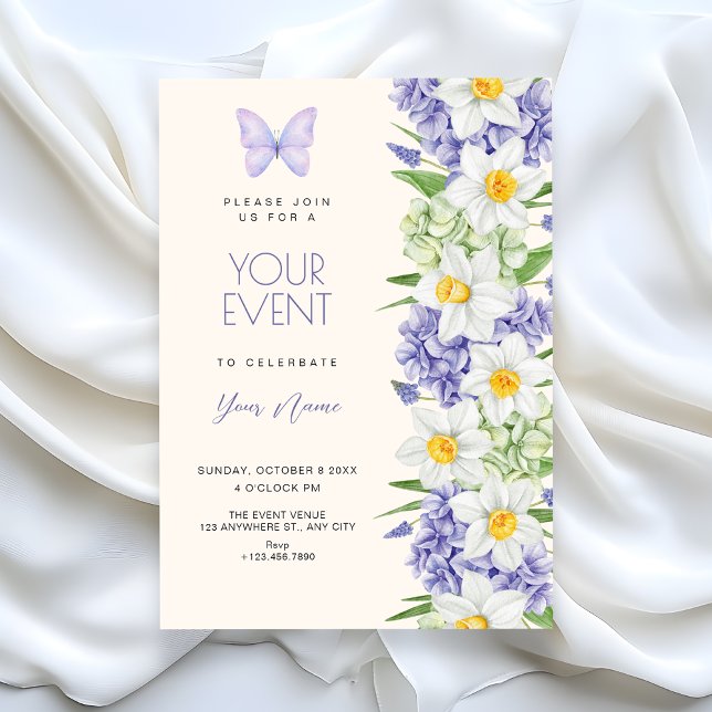 Floral elegant  invitation (Creator Uploaded)