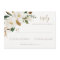 Floral Elegant Magnolia Blush Neutral Wedding RSVP