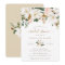 Floral Elegant Magnolia Blush White Bridal Shower