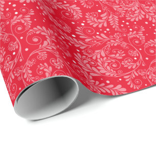 Floral Elegant (personalized Colour) Wrapping Pape Paper