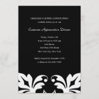 Floral Elements Corporate/Business Party Invitatio