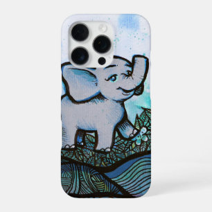 Floral Elephant Art                                iPhone 16 Pro Case