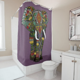floral elephant violet