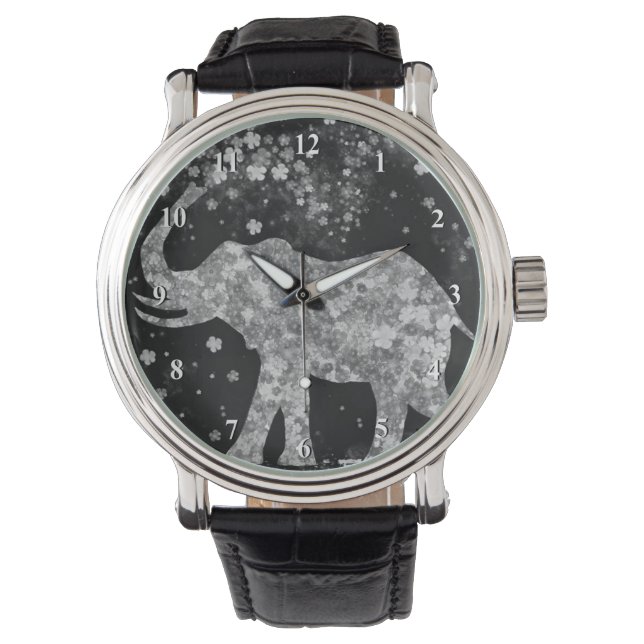 Floral Elephant Watch (Front)