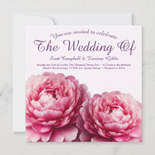 Floral Embrace Wedding Invitation