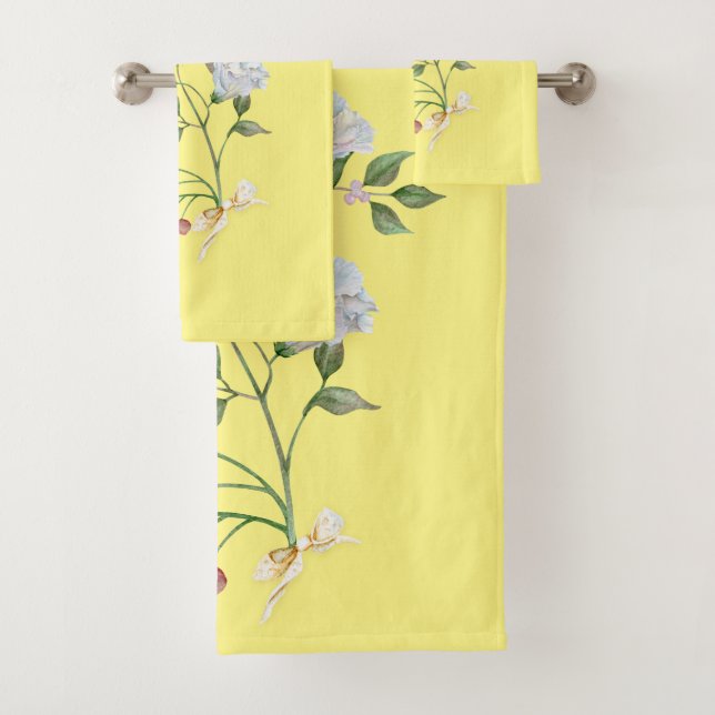 Floral en jaune mellow (En situation)