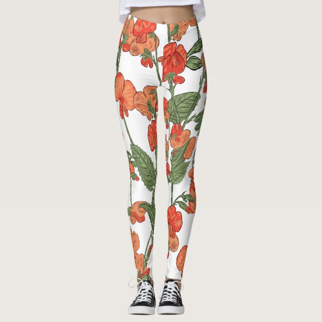 Floral Energizing Leggings (Front)