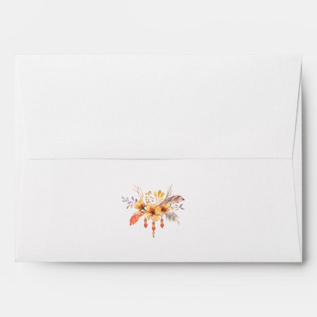 floral envelope (Back (Top Flap))