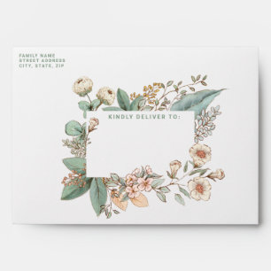 Floral Envelope