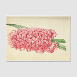 Floral Ephemera Decoupage Pink Tissue Paper