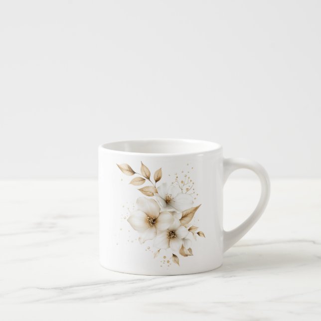 Floral  espresso cup (Right)
