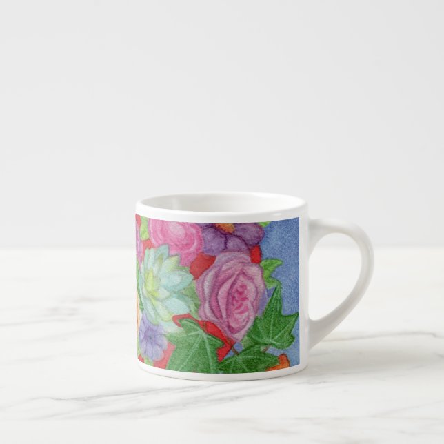 Floral Espresso Cup Small Child's Tea Party (Right)