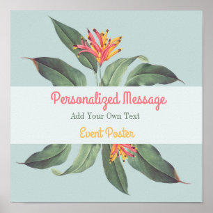 Floral Event Poster