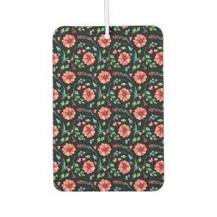 Floral Exotic Flowers and leaves Pattern-45654 Air Freshener