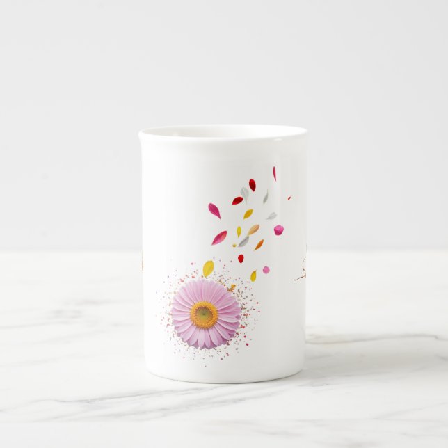 Floral Explosion Bone China Mug Collection (Front)